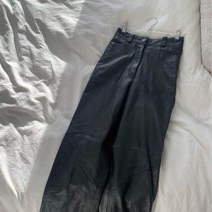 Vintage Leather Pants Size 0